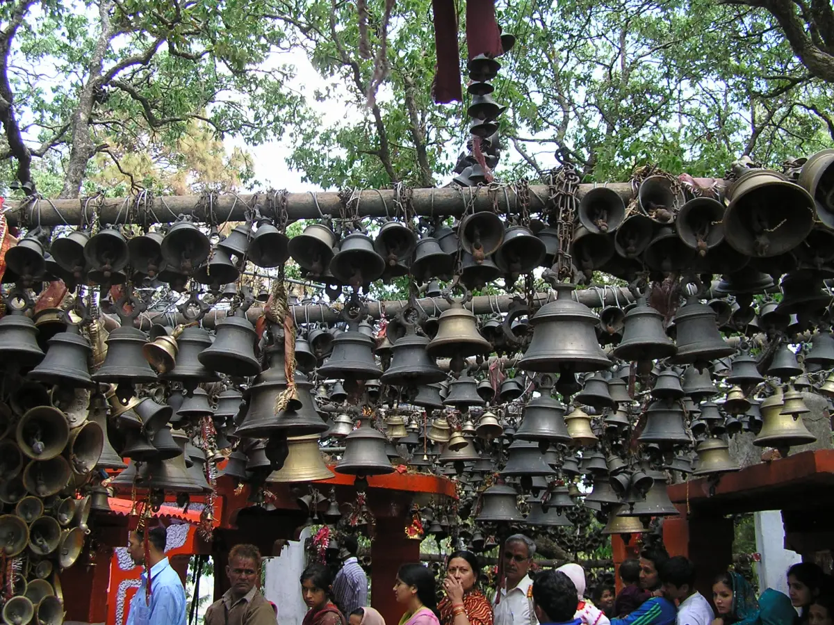 Ghorakhal Temple, Bhowali with scenic hill views