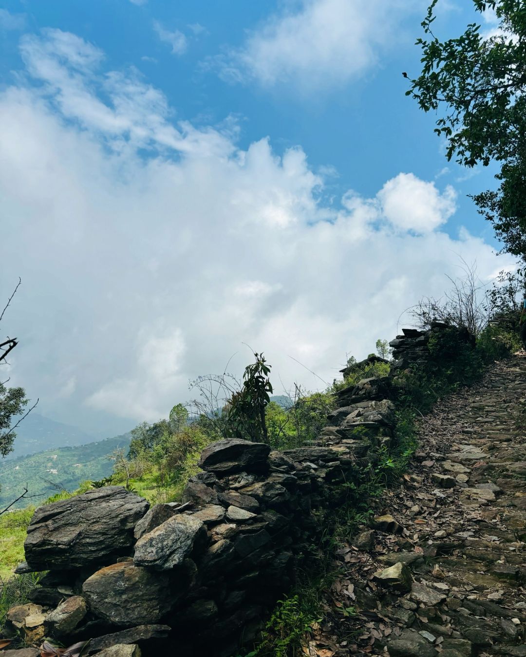 Scenic views of Mukteshwar with Himalayan backdrop and lush green landscapes